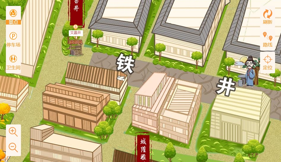 望都智慧景区：手绘地图与语音导览的完美融合